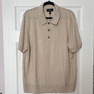Banana Republic Light Tan Polo Cashmere sweater.